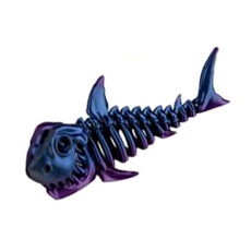 3D Flexible Printed Shark 15cm